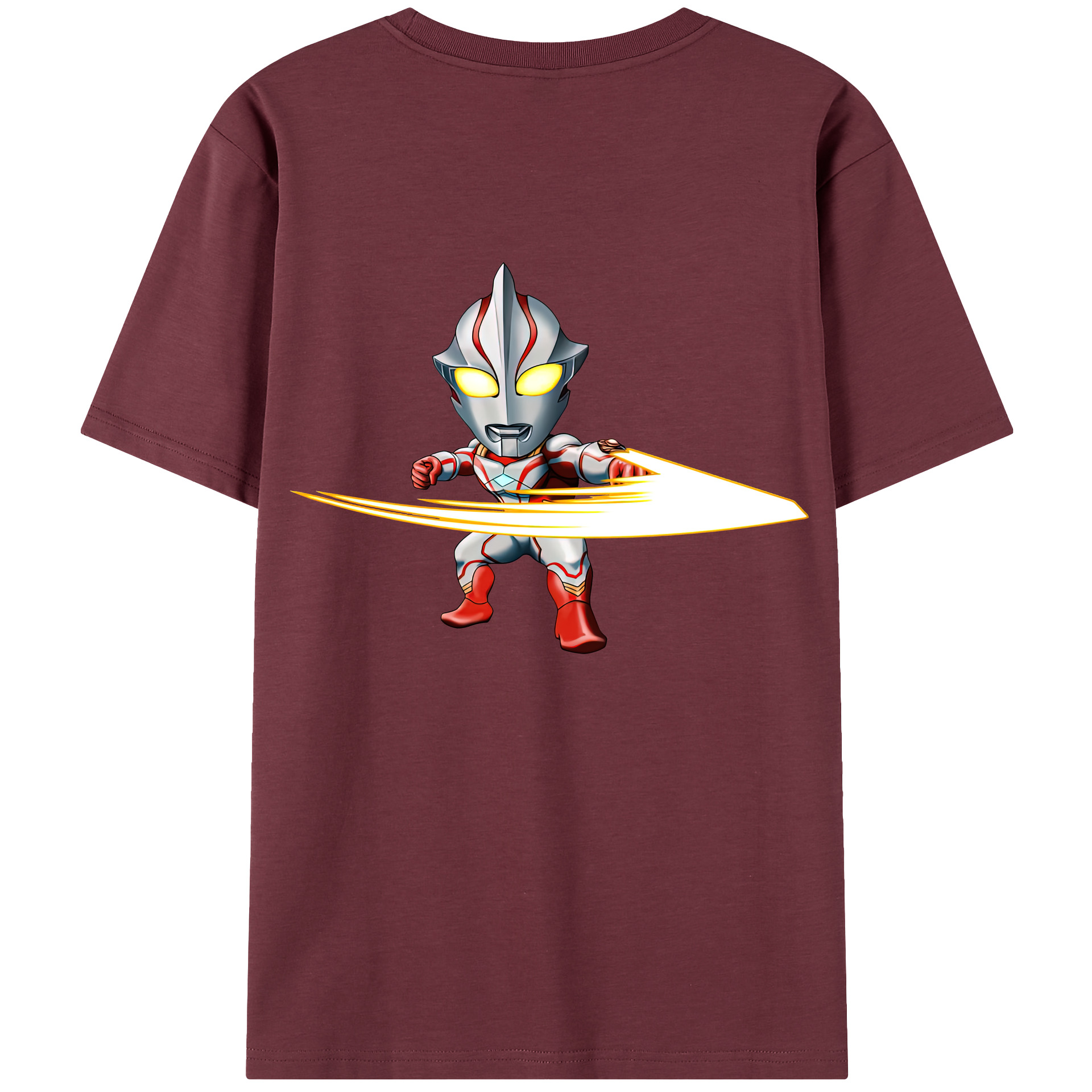 （画像用） ウルトラマン Ultraman 綿100％半袖Tシャツ（背面プリント）